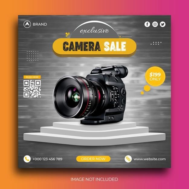 Camera poster design