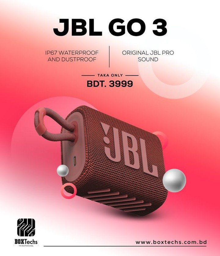 Design to hear it JBL Go3