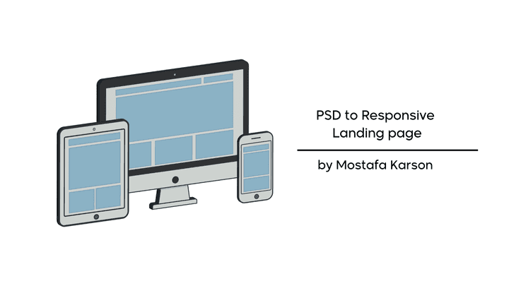 PSD to Responsive Landing page