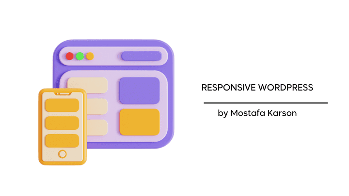 تصميم وورد بريس متجاوب للموبايل - RESPONSIVE WORDPRESS