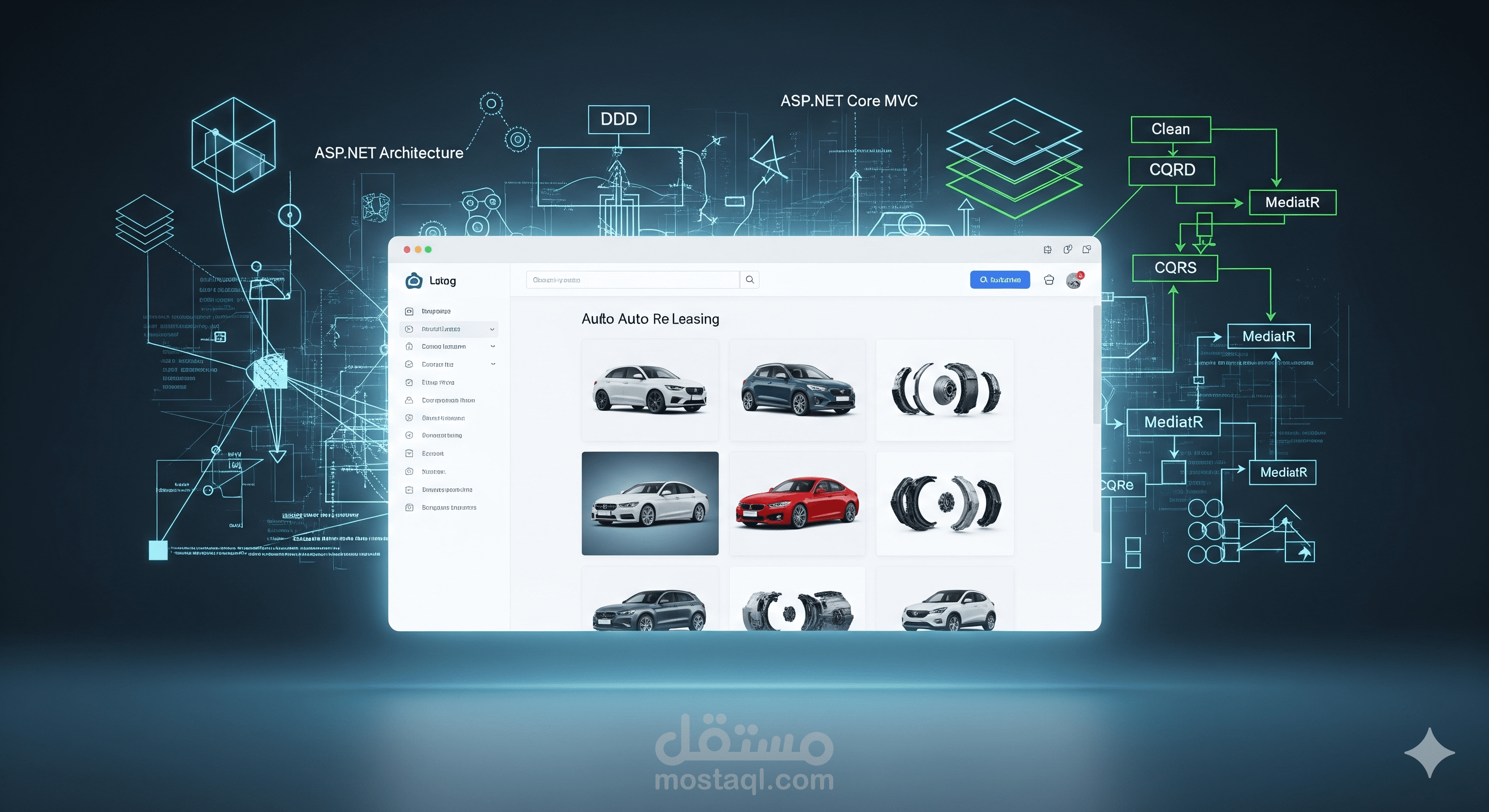 تطوير تطبيق ويب متكامل – Karman Trading