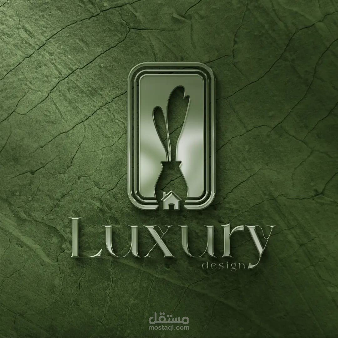 تصميم شعار وهوية بصرية لشركة الديكور (Luxury design)