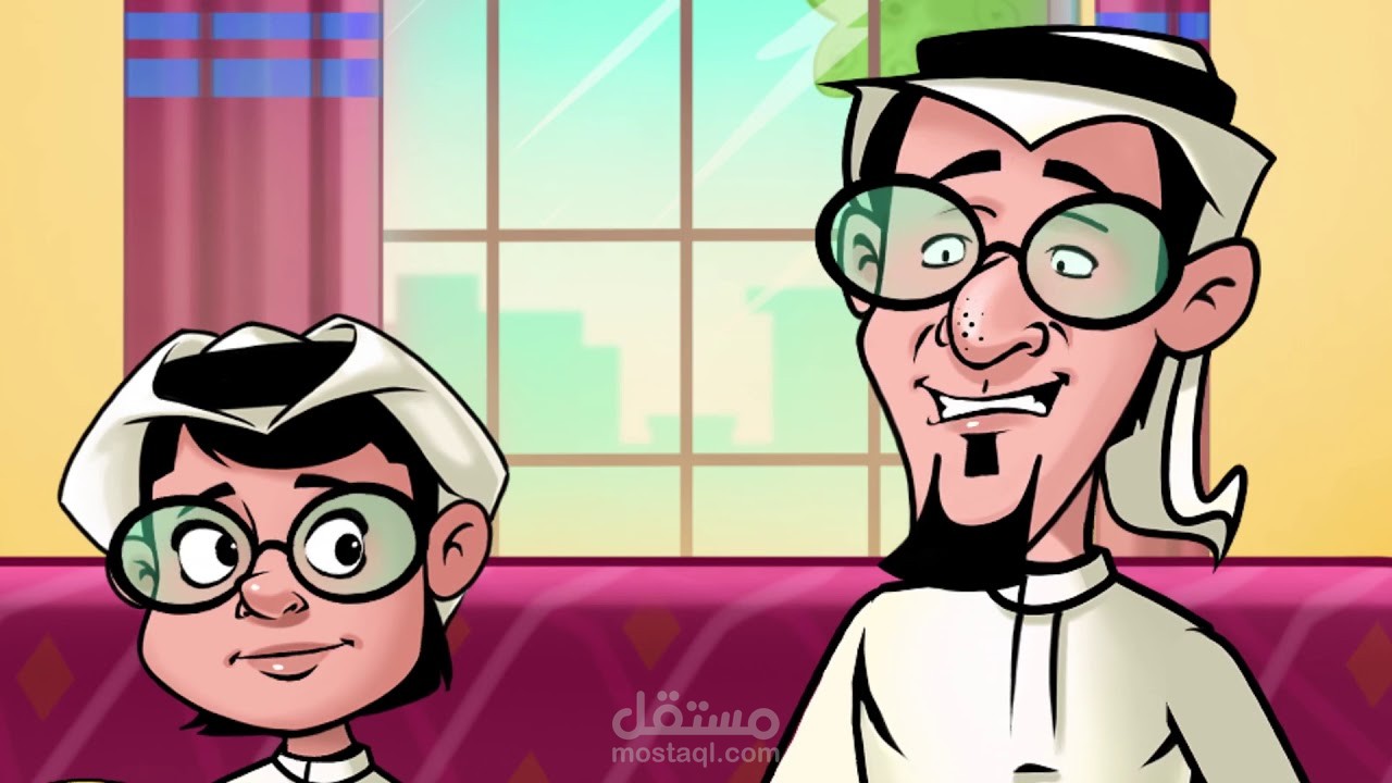 ابو شواف 3 اعلان انيميشن ناطق لهجة سعودية