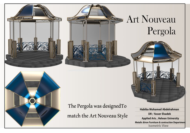 Art Nouveau Pergola