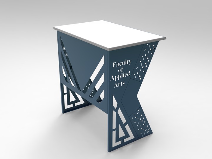 تصميم ترابيزة لكلية الفنون التطبيقية    Table design for Applied Arts