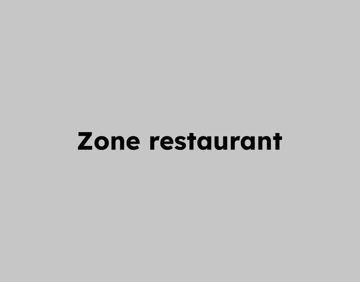 Zone restaurant