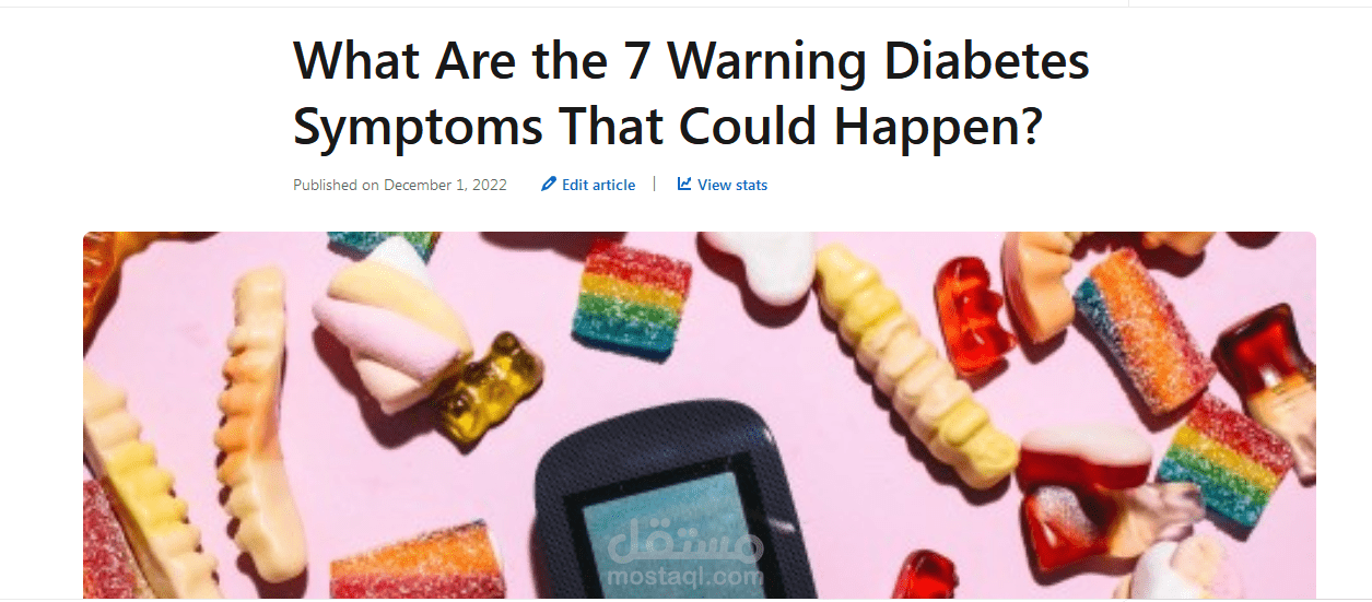 ?What Are the 7 Warning Diabetes Symptoms That Could Happen