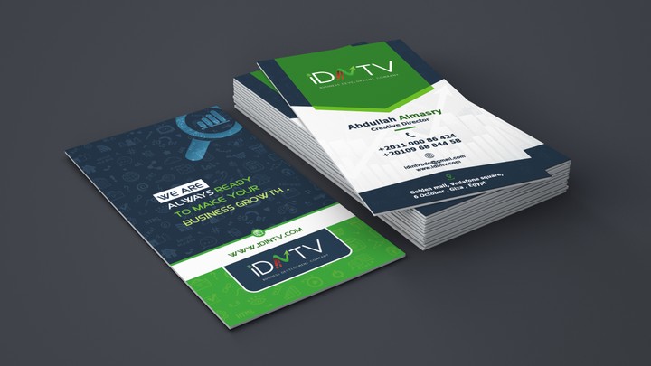 business card for IDINTV