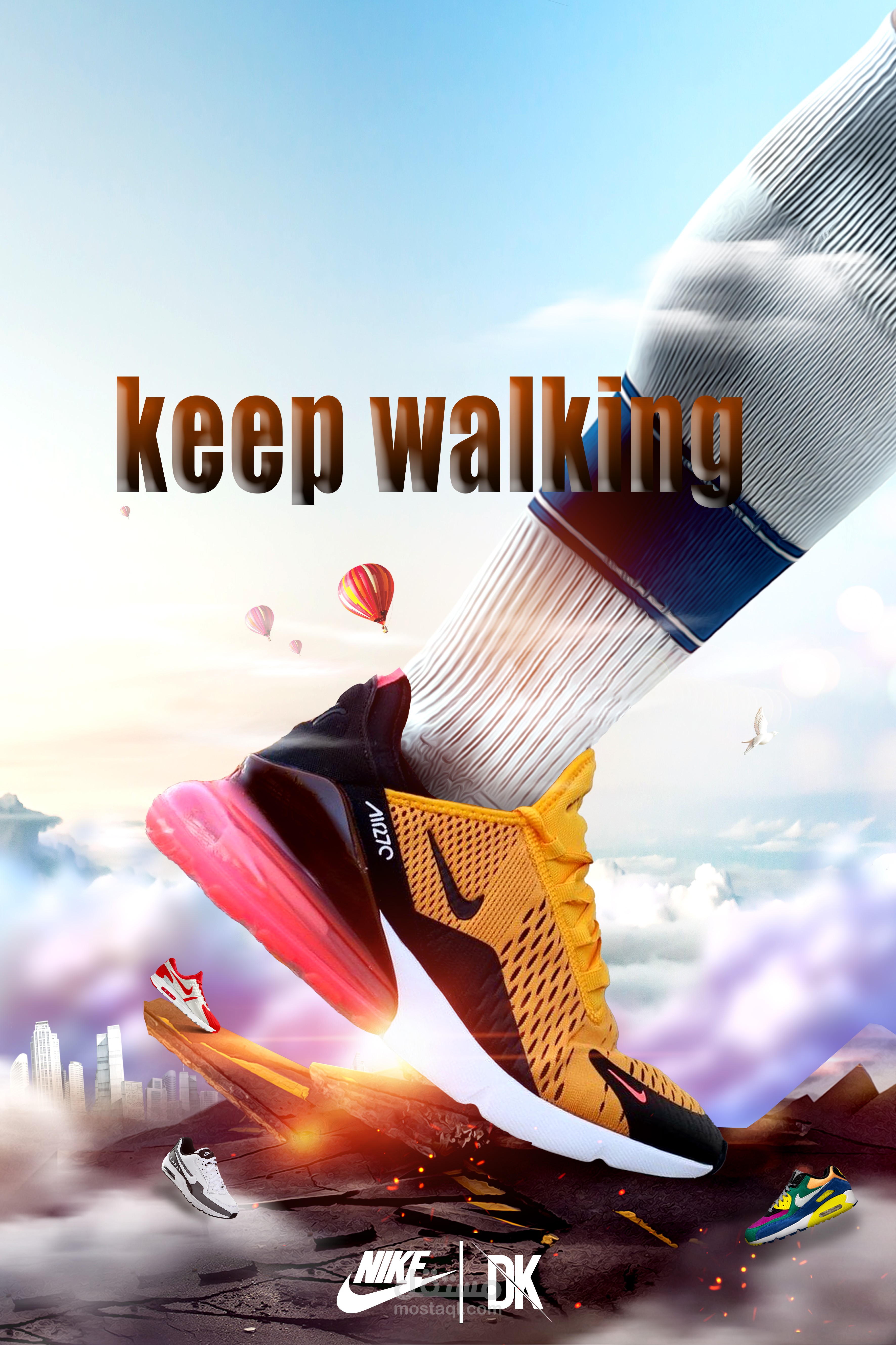 تصميمات سوشل مديا لشركة NIKE