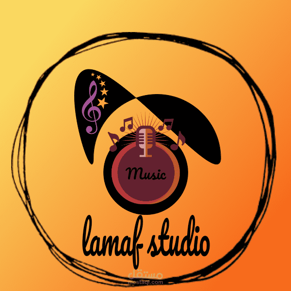 تصميم شعار  music studio