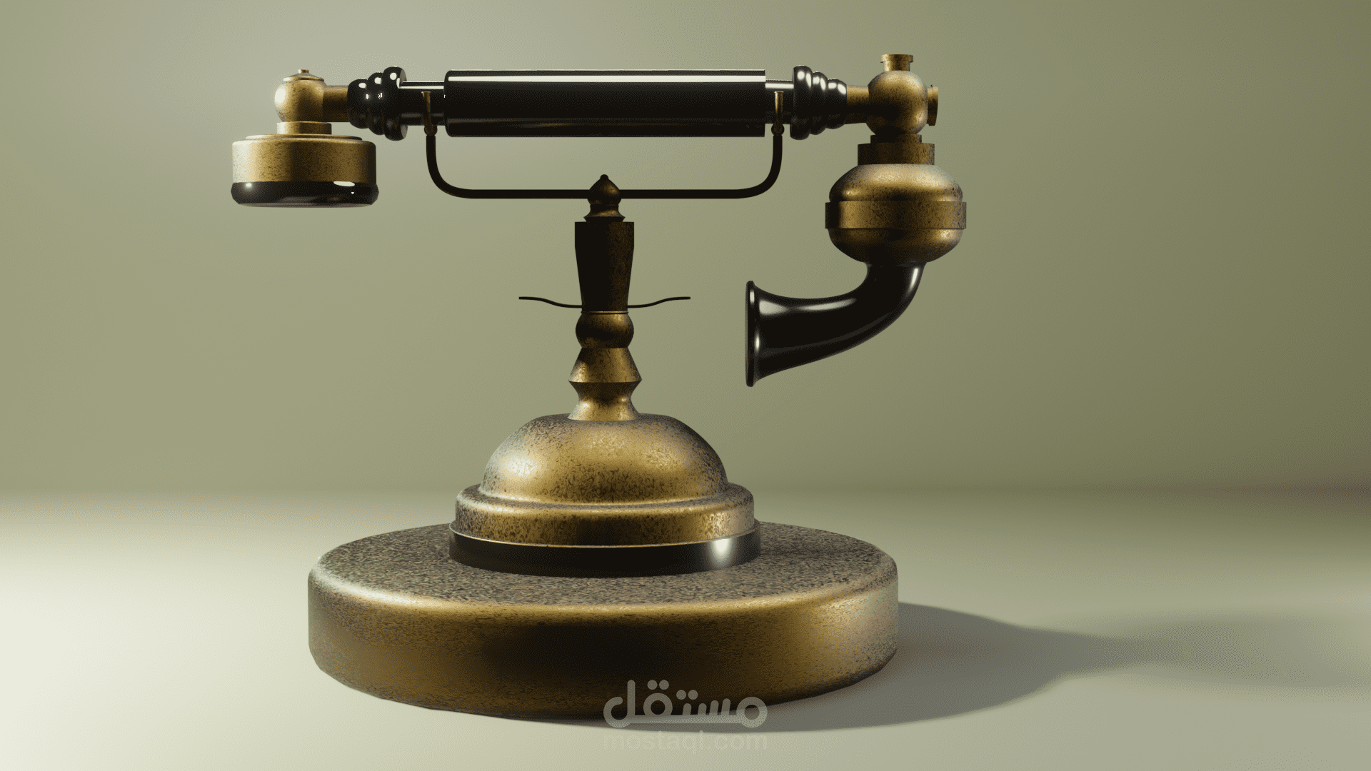 تصميم تليفون(3D)