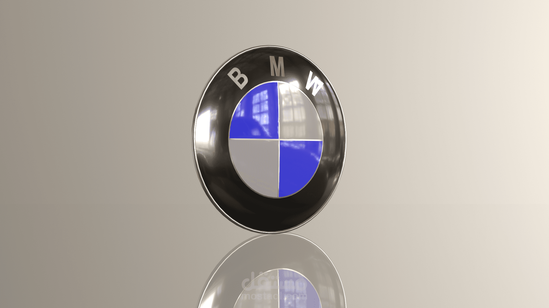 تصميم وتحريك شعار BMW ثلاثي الأبعاد (3D MODELING AND ANIMATION)