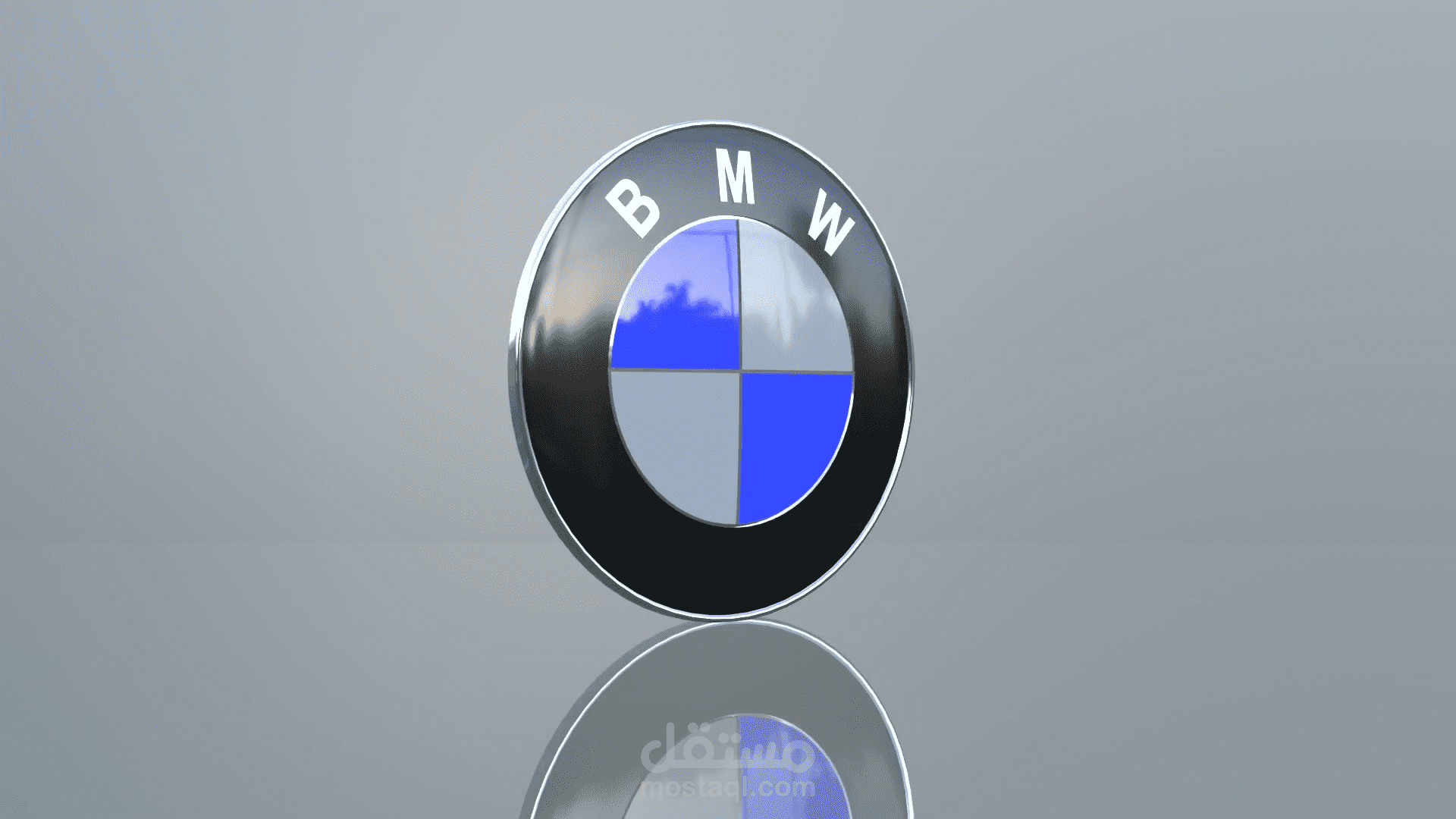 تصميم وتحريك شعار BMW ثلاثي الأبعاد (3D MODELING AND ANIMATION)"الفيديو علي القناة لاثبات الملكية"