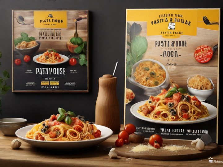 Social media  poster for Pasta Restaurant