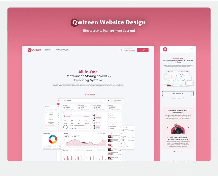 Qwizeen Website (Responsive Design)