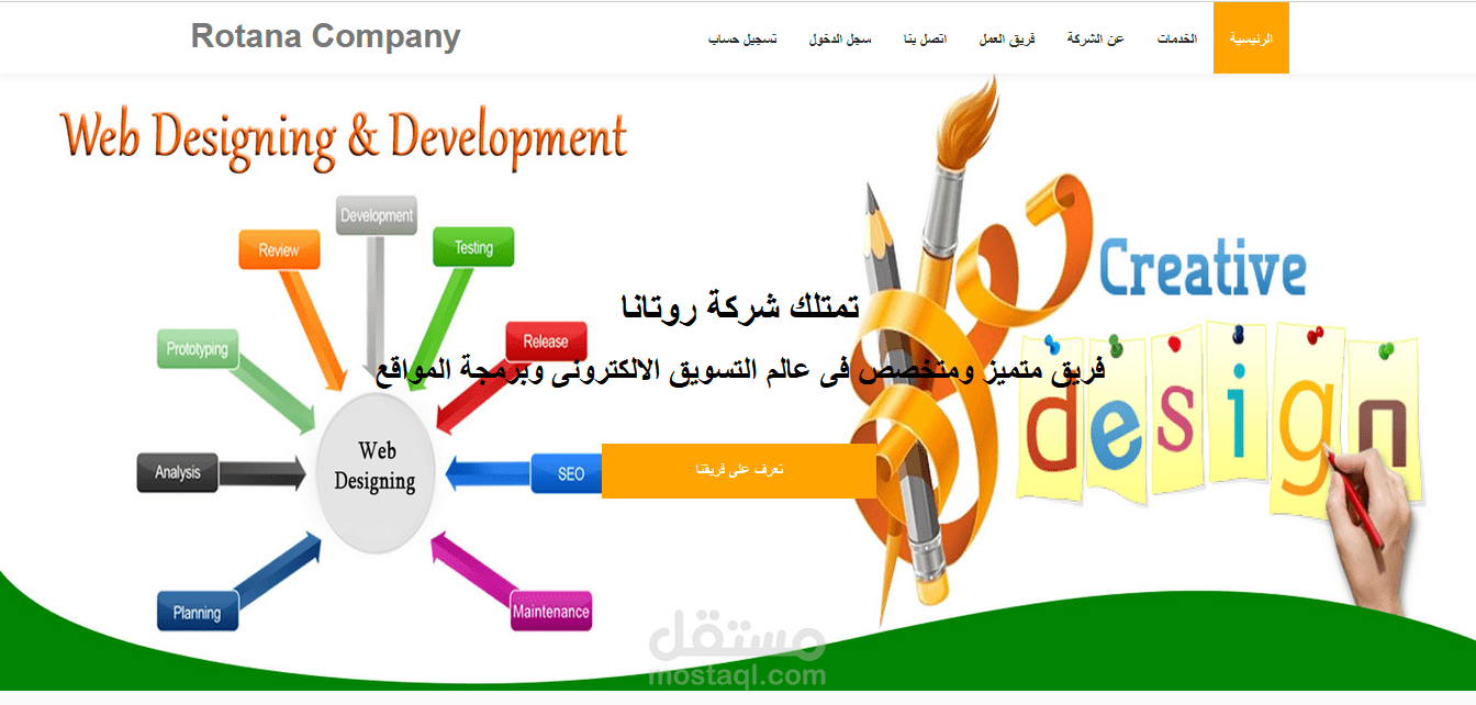موقع عرض الأعمال