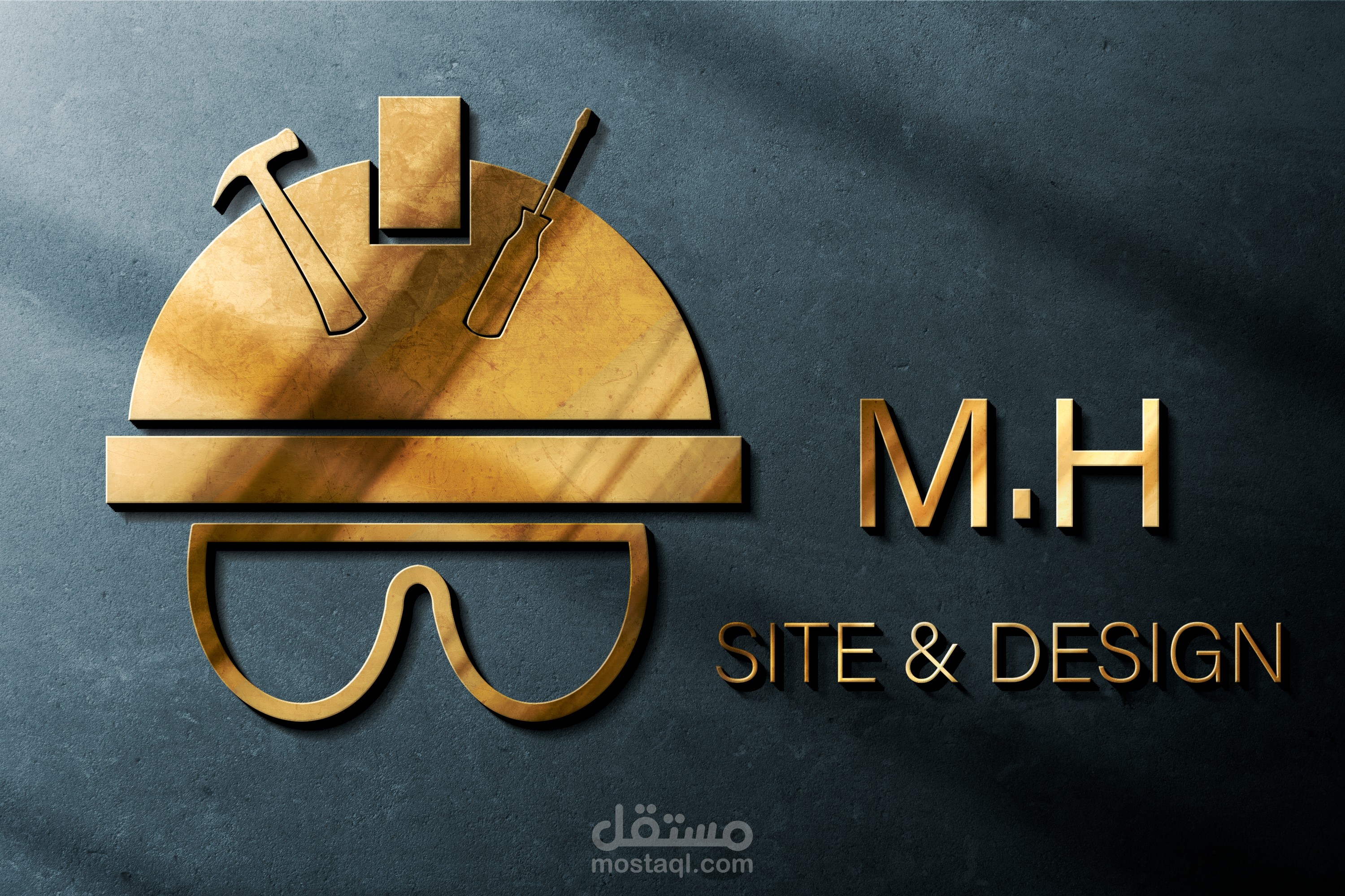 تصميم لوجو . Mohamed Hossam Site & Design ) logo design )