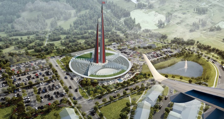 تصميم صرح لمسابقة العمارة في تركيا