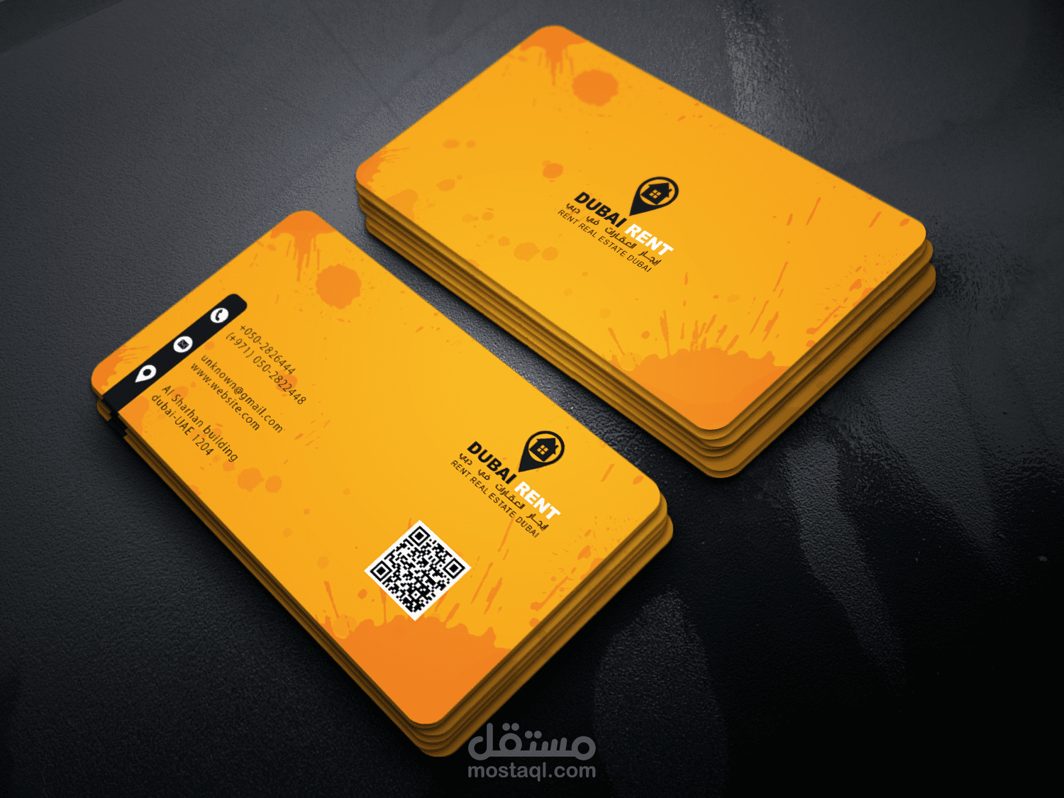 تصميم بطاقة أعمال Business card