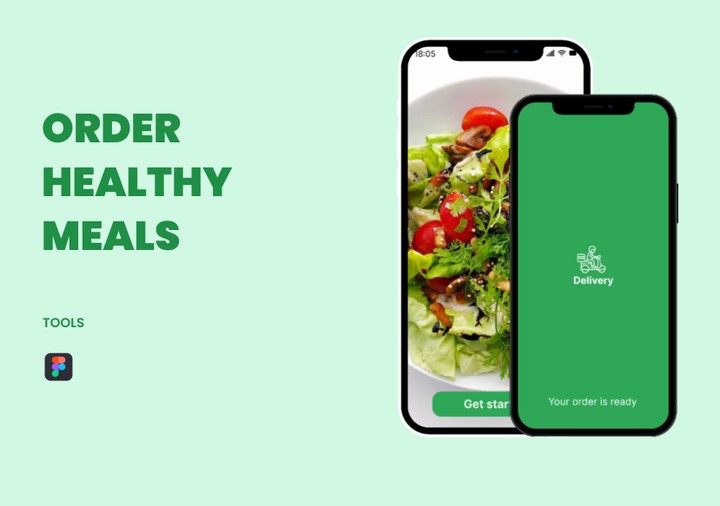 Healthy food ordering app