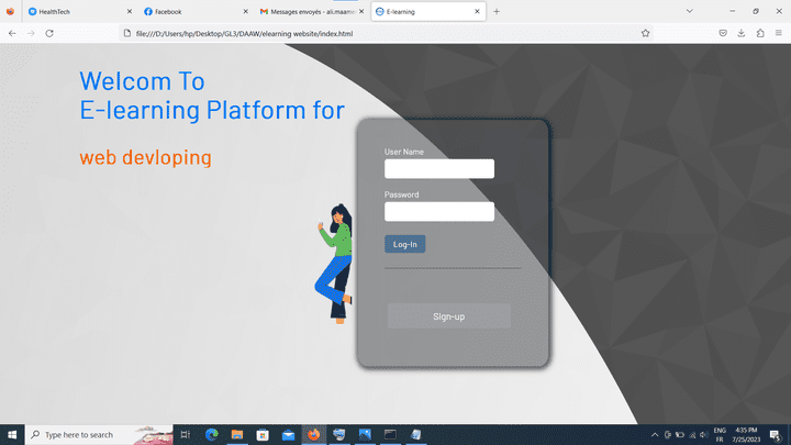 E learning platform