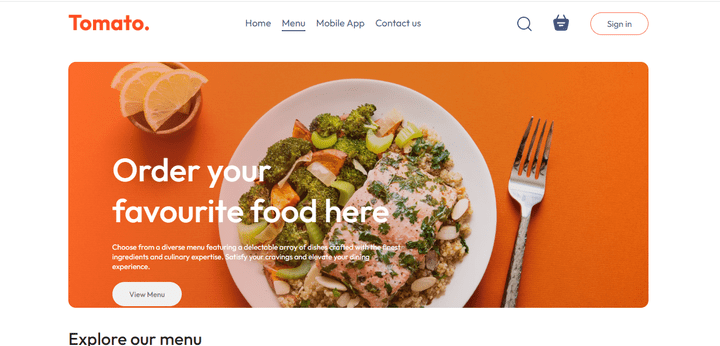 Foody website