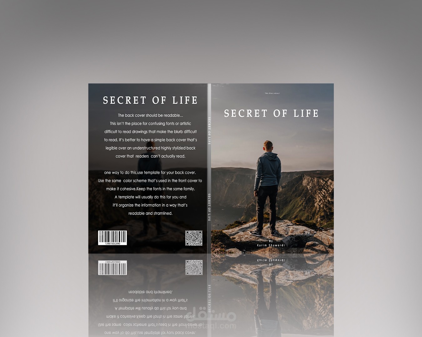 تصميم غلاف كتاب بإسم (Secret of life)