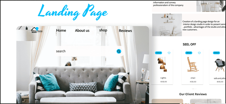 Landing page