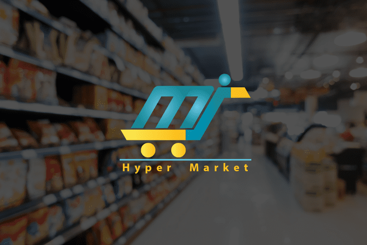 logo for hyper market MJ