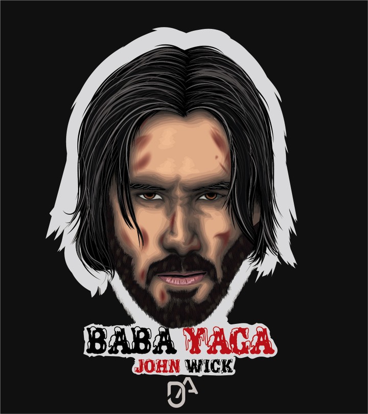 رسمة للممثل كيانو ريفز (Keanu reevs)