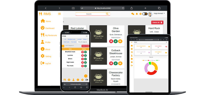 POS System || مشروع إدارة سلسلة مطاعم