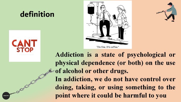 addiction - power point presentation