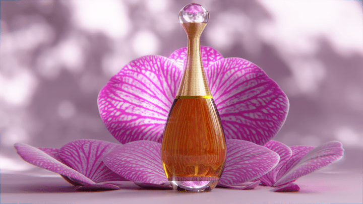 3d flowerd perfume