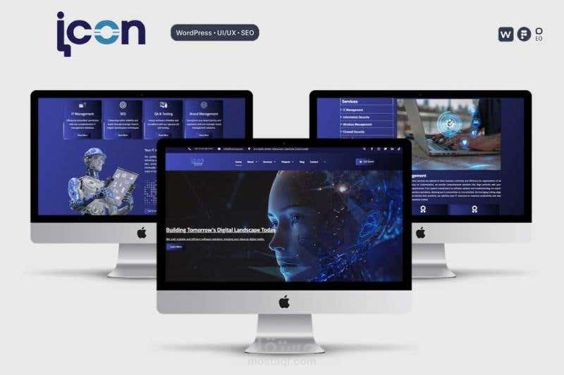 Icon – تصميم وتطوير موقع ووردبريس