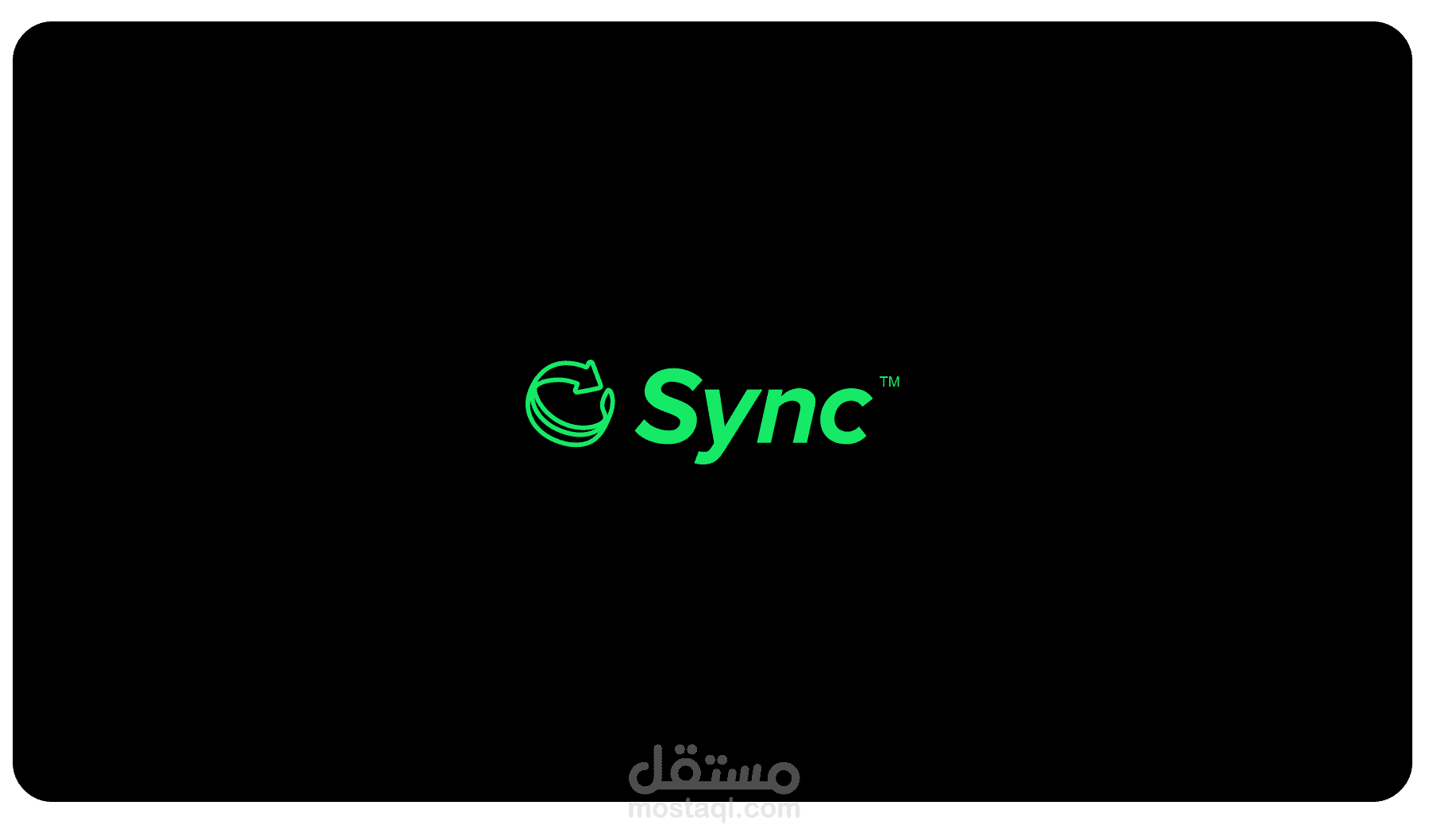 تصميم هوية بصرية لمنصة Sync™