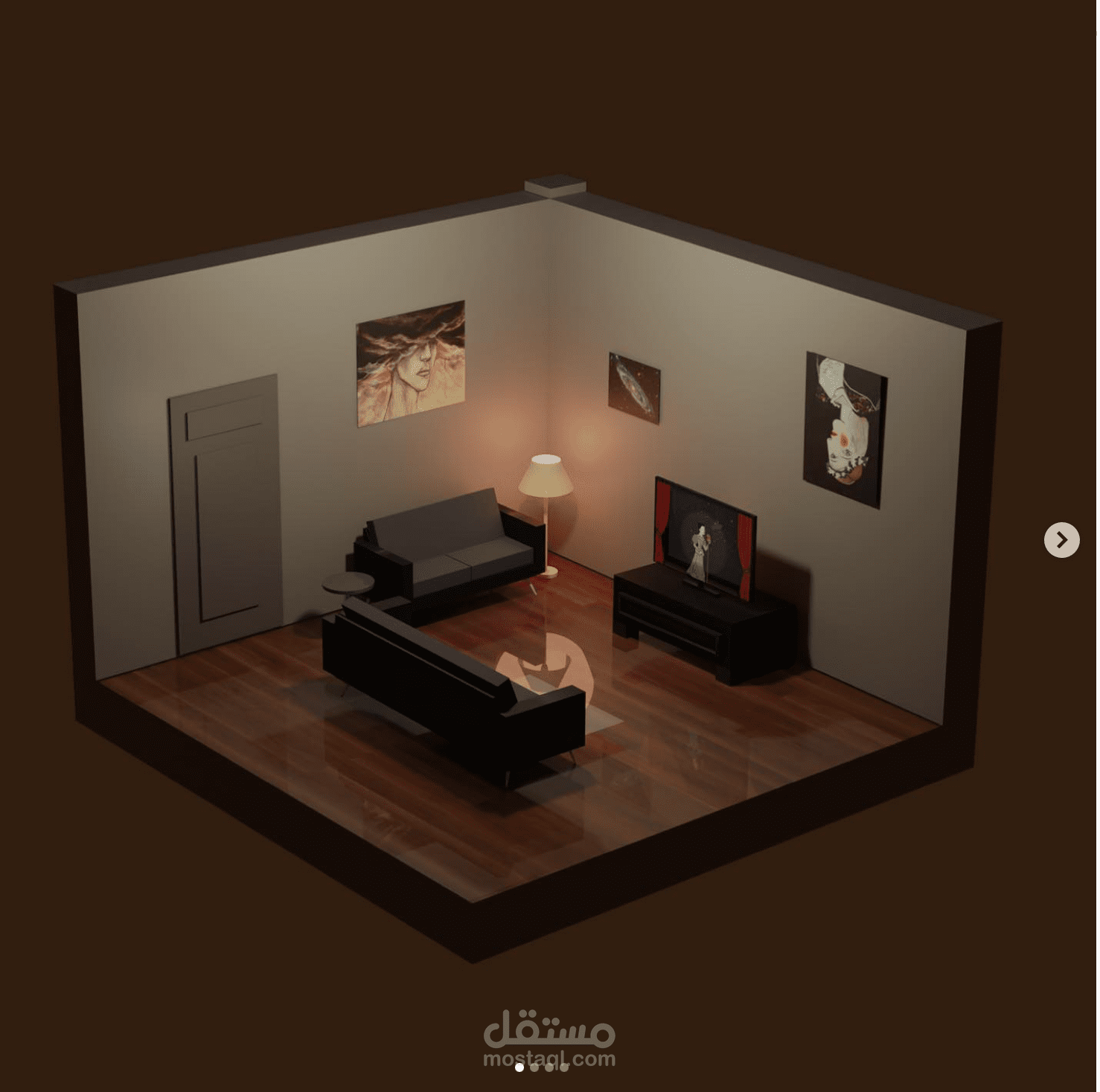 3d house interior