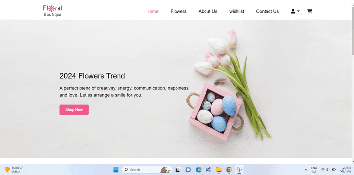 Floura Flower E-Commerce Site