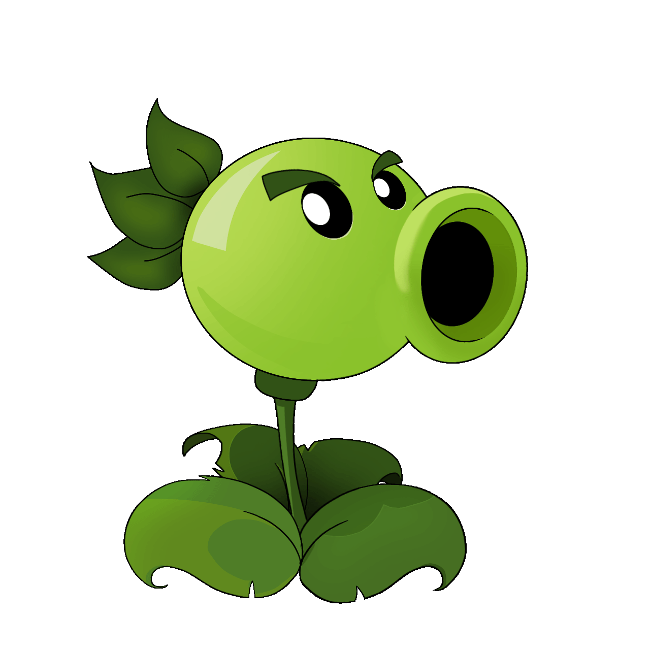 Plant vs zombie 2D animation