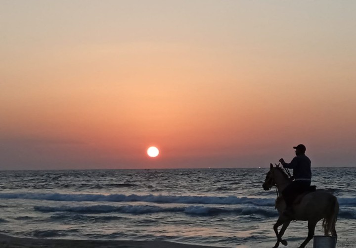 تصويري باستخدام كاميرا الجوال لمدينة غزة القديمة