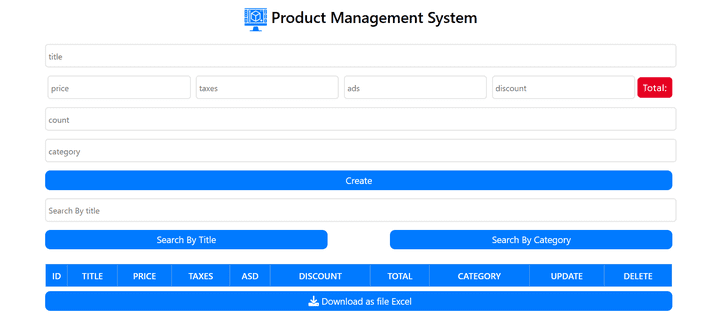 Product Management System