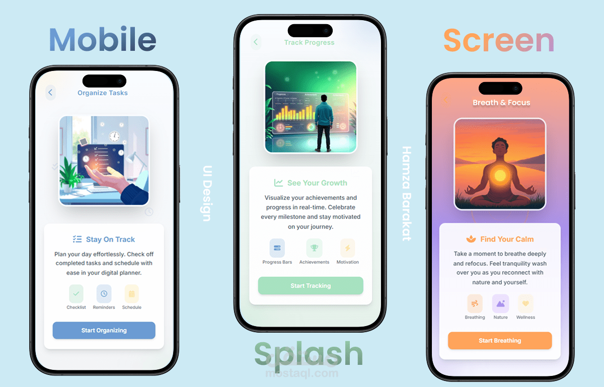 Figma Splash Screens