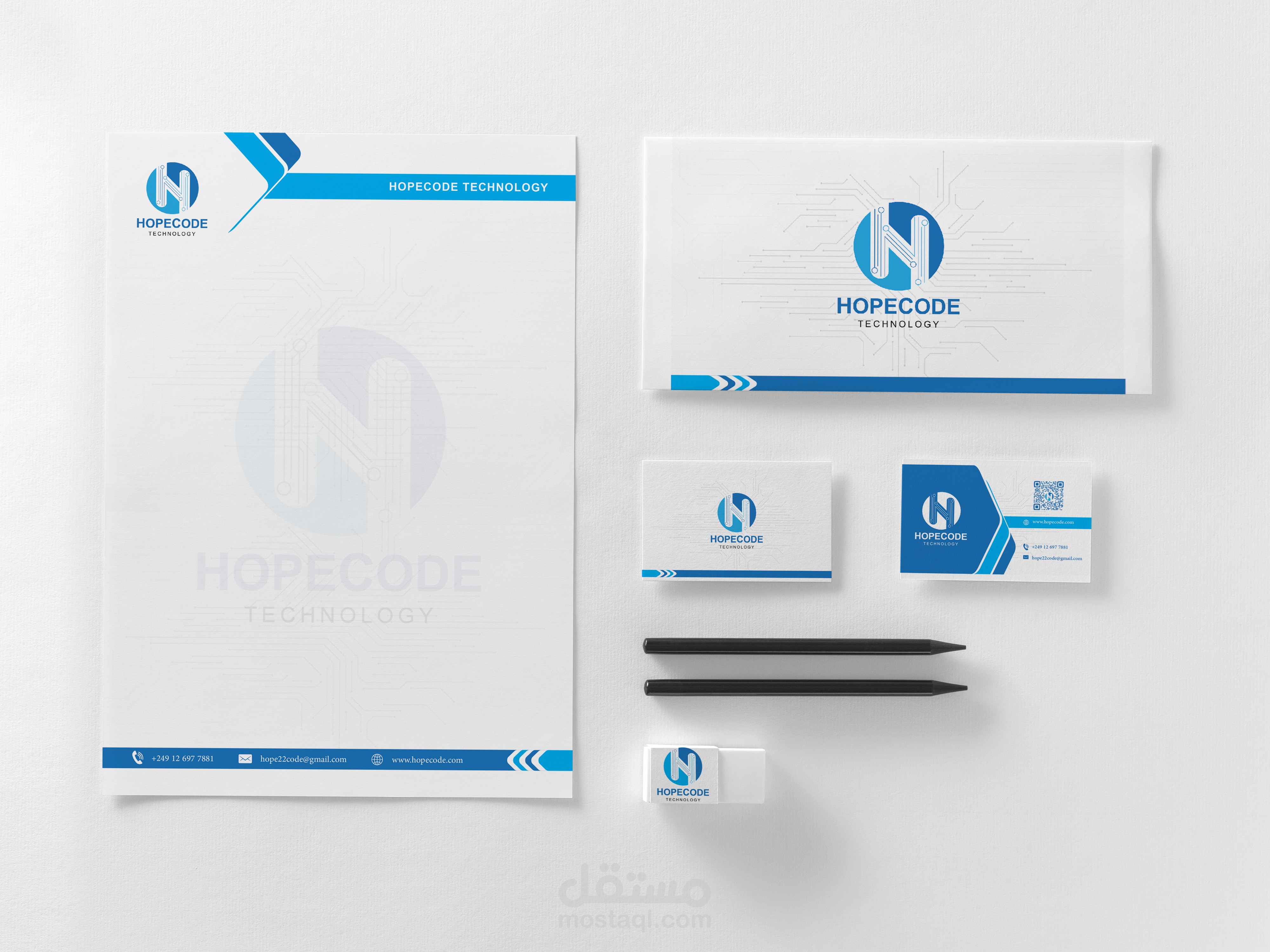 هوية بصرية  HopeCode Technology