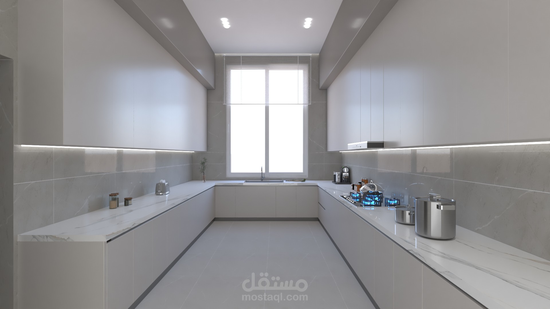 تصميم داخلي لمطبخ مودرن