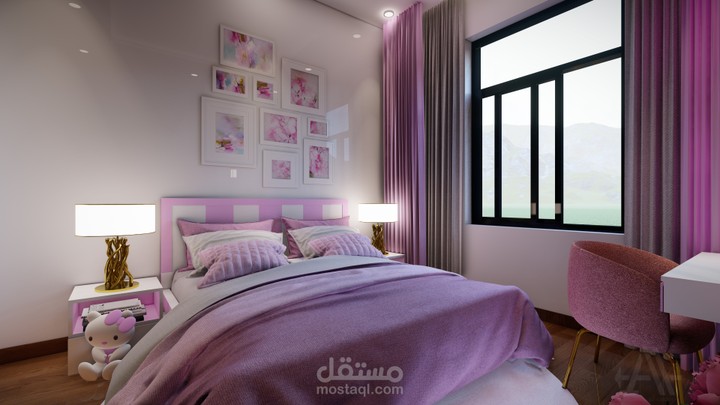 new design for modern girl room