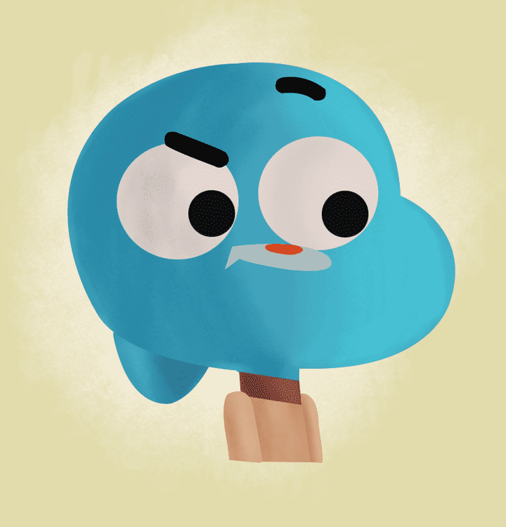 Gumball Digital Art (Photoshop)