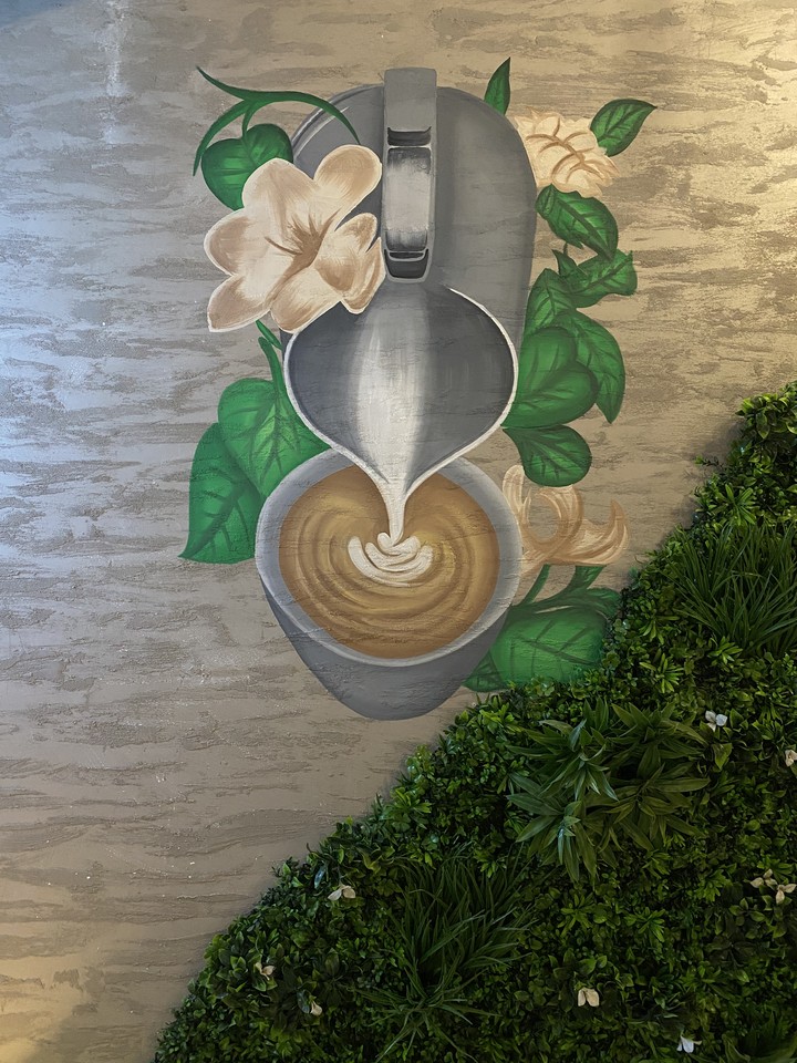 Coffee art - Mural