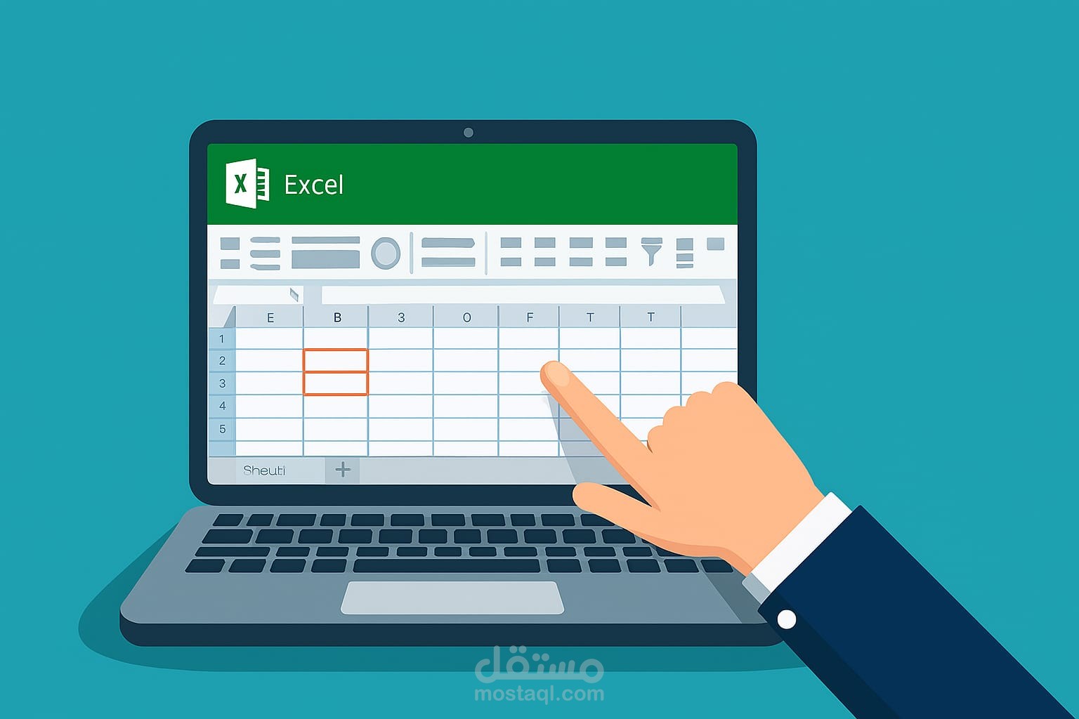 حساب رواتب الموظفين باستخجام Excel