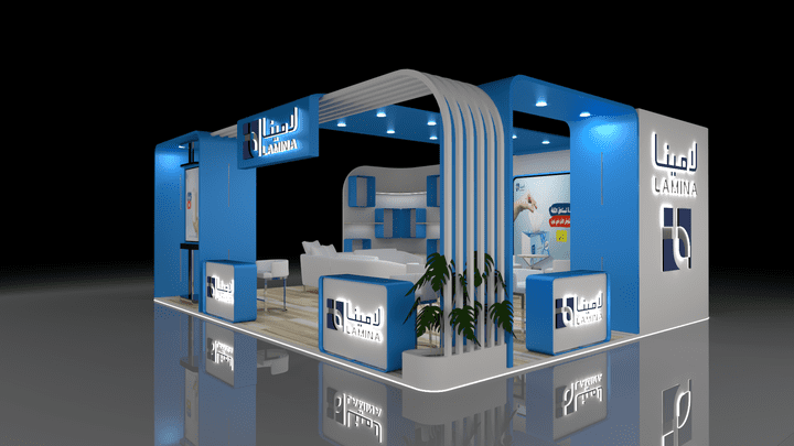 LAMINA Booth ( 52 sq.m )