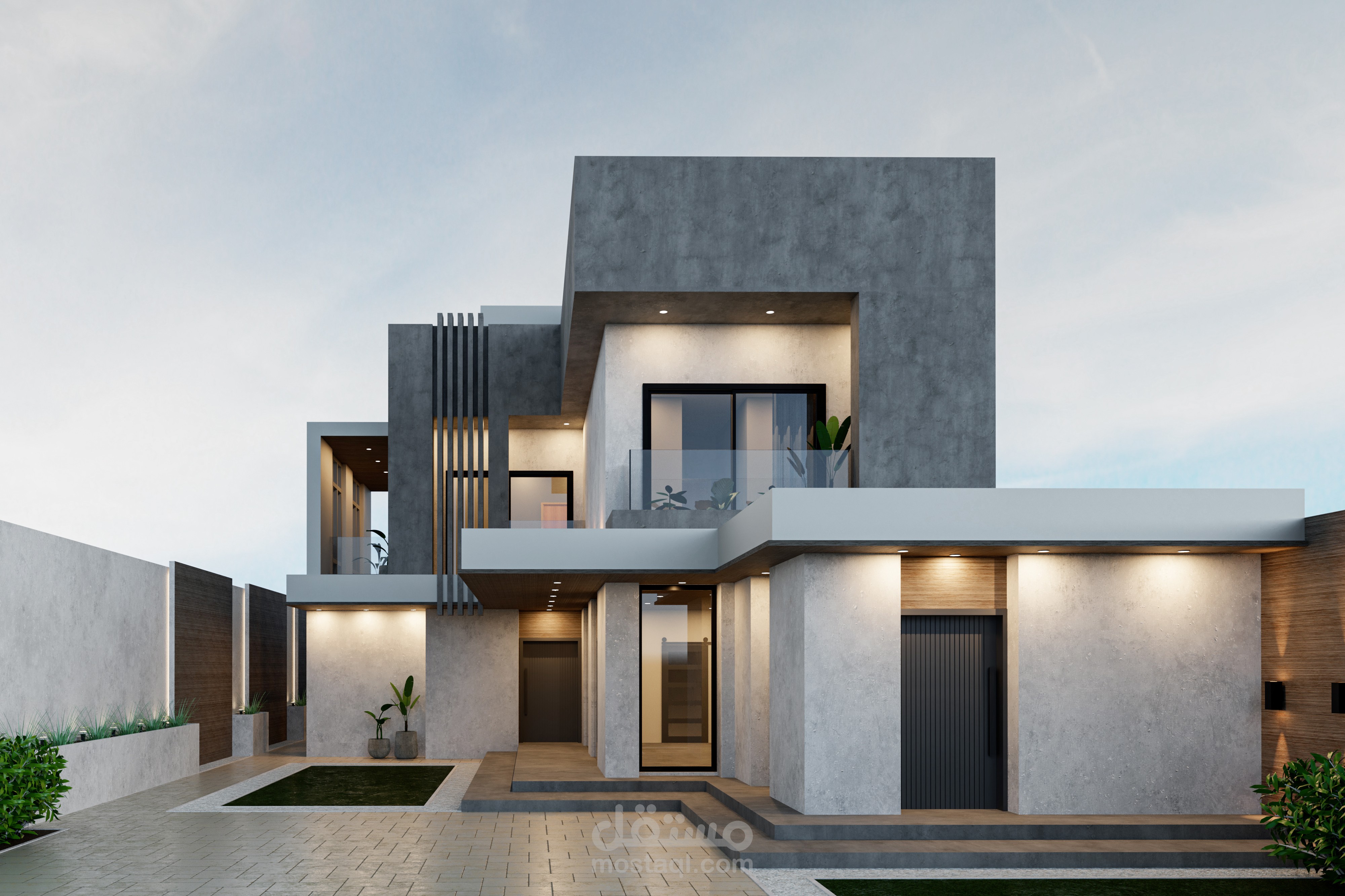 تصميم معماري فيلا سكنية