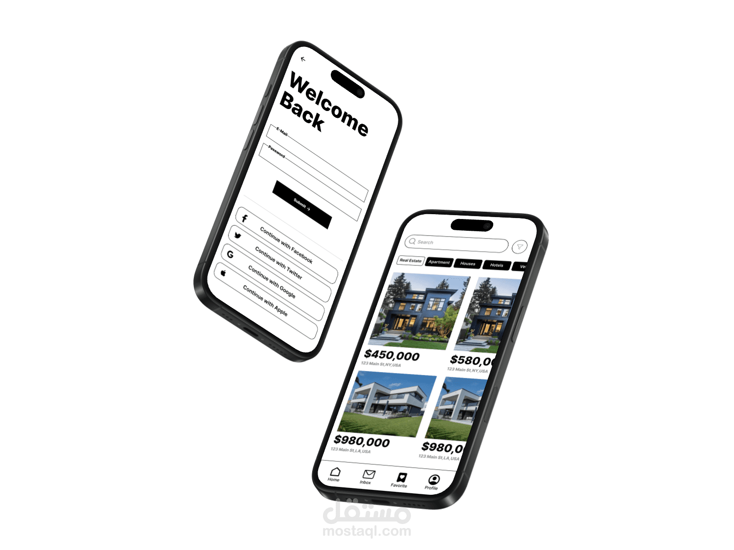 Real Estate App Design